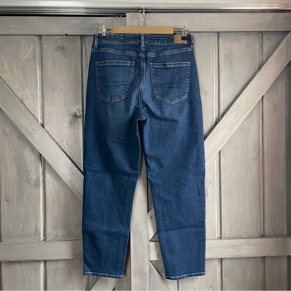 American Eagle Mom Jeans Classic Blue Size 10R - Picture 3 of 7